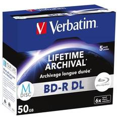 Optical Storage Verbatim M-Disc 5x BD-R DL 50GB 5- Pack