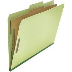 Universal Four-section Pressboard Classification Folders, 1 Divider, Legal