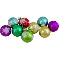 Multicolored Christmas Tree Ornaments Northlight Seasonal 57mm Ball Christmas Tree Ornament