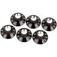 Fender Libros Fender Pure Vintage Black/Silver Skirted Amplifier Knobs