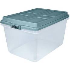 Hefty Hi-Rise 72 Lift Lid Tote Gray/Clear HFT-7163010665666-6