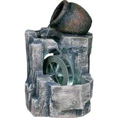 Plastic Fountains & Garden Ponds Ore International Water Mill Tabletop Fountain 11.5"