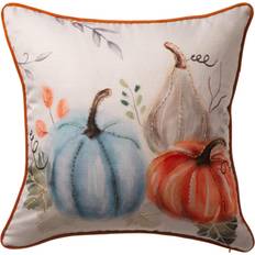 Polyester Pillow Cases GlitzHome Burlap Pumpkin Pillow Case Multicolor (50.8x50.8)