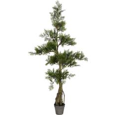 Polyester Decorative Items Vickerman Cedar Green Artificial Plant