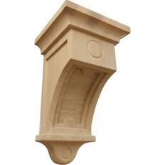 Colonnes, Dentelles et Corbeaux Ekena Millwork Corbeaux En Bois COR05X05X09ARCH 5 L x 5 P x 9 H Cerisier