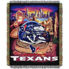 NFL Houston Texans Unisex-Adult Woven Tapestry Field Advantage Blankets Multicolour