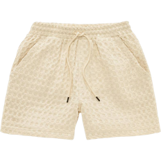 Oas Ecru Porto Waffle Shorts