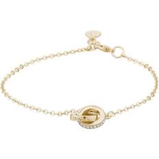 Snö of Sweden Connected Chain Bracelet - Gold/Transparent