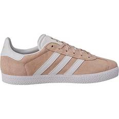 Rosa Joggesko Adidas Junior Gazelle - Pink Tint/Cloud White/Cloud White