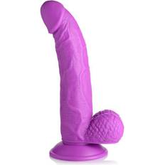 Purple Dildos Sex Toys XR Brands Poppin Dildo 19 cm Purple