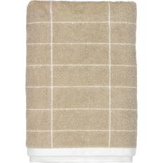 Mette Ditmer Handtücher Mette Ditmer Tile Stone Badezimmerhandtuch Beige, Weiß (140x)