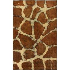 Arkiio Handknuten Persisk Vintagematta Tabriz 167x272 Brun, Guld