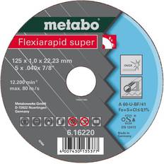 Metabo Slibeskiver Tilbehør til elværktøj Metabo 4007430200440 616209000 Kvalitetsklasse A 36-U A 46-U A 60-U Flexiarapid Super Inox HydroResist
