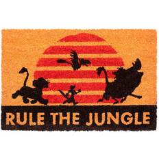 Grupo Erik Disney Rey Len The Jungle Orange, Svart, Beige, Röd 40x60cm