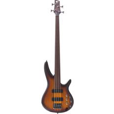 Fretless Ibanez SRF 700 BBF Fretless Brown Burst Flat