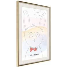 Artgeist Affisch Greetings from Rabbit 30x45 Poster