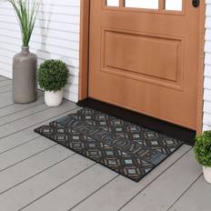 Entrance Mats Mohawk Home 1'6"x2'6" Kingsley Inlay Brown, Gray