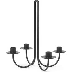 Ferm Living Sway Black Candelabro 30.2cm