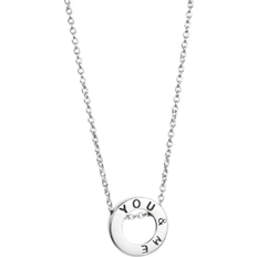 Efva Attling Dam Halsband Efva Attling Mini Me You & Me Necklace - Silver