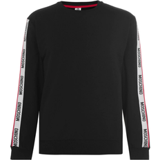 Moschino Men's Logo Tape Crew Sweatshirt - Black