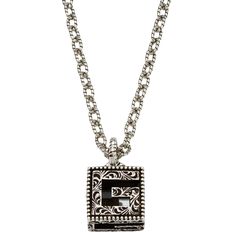 Gucci G Cube Pendant Necklace - Silver