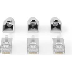 RJ45-stik RJ45 Pass Through Fast/strenget FTP CAT6a