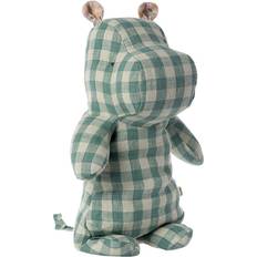 Maileg Peluches Maileg gosedjur Safari friends Medium Hippo check 34 cm