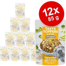 Okse bouillon Applaws Hund poser boullion Okse med Bønne, Sød Kartoffel & tørfoder