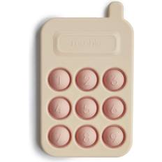 Mushie Aktivitetslegetøj Telefon Blush