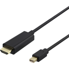 Kabler Deltaco Adapterkabel Mini DisplayPort