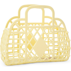 Sun Jellies Håndtaske Retro Basket Mini Gul