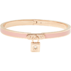 Kate Spade Lock and Spade Charm Bangle - Gold/Pink