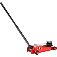 Vinyl American Forge & Foundry 3-1/2 Ton Professional Heavy Duty Double-Pumper Floor Jack (Vinyl)