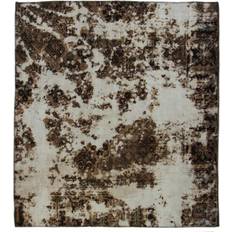 Arkiio Handknuten Persisk Vintagematta Tabriz 136x150 Beige, Brun
