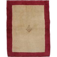Arkiio Handknuten Persisk Gabbeh Shiraz Röd, Beige