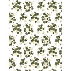 Telas Arvidssons Textil Astrid Amarillo-Verde Tela Blanco, Amarillo, Verde
