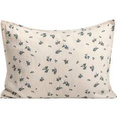 Garbo&Friends Blueberry Muslin Hovedpudebetræk Blå, Beige (60x50cm)