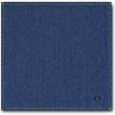 Lexington Dukar & Tygservetter Lexington Icons Cotton Twill Denim Napkin Tygservett Vit, Blå (50x50cm)