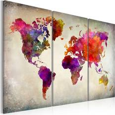 Artgeist Canvas - World - Mosaic of Colours 120x80 Tavla