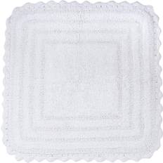 Design Imports DII Crochet Collection Vändbar Badmatta 24 x 24 Vit