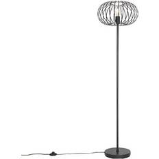 D - Dæmpbare Gulvlamper QAZQA sort Gulvlampe