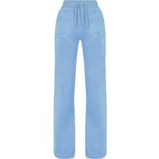 Juicy Couture Damen Hosen Juicy Couture Classic Velour Del Ray Pant Powder Blue