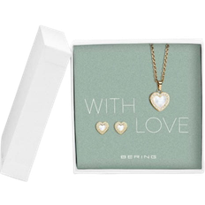 Arctic Symphony Jewellery Set - Gold/White/Transparent