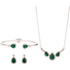 Jon Richard Trio Set - Silver/Green/Transparent