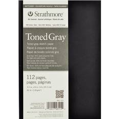 Grey Sketch & Drawing Pads Strathmore Toned Sketch Softcover Journal 5.5"X8"-Gray 56 Sheets