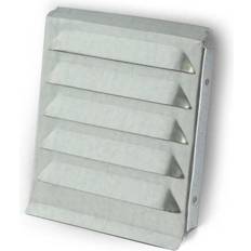 32 Z Ventilrist Galvaniseret Metalplade 125 x 125 mm