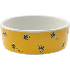 Pet Brands Cath Kidston keramisk hund husdjursskål, bi tryck vatten/matskål