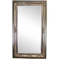 Inspire Home Decor Ornate Silver Wall Mirror 77x20cm