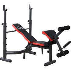 Homcom Multifunctional Exercise Set Weight Bench Black