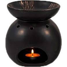 Duftlampe keramik sort